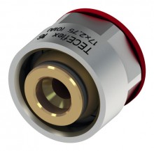 Produktbild: TECEflex Klemm-Anschlussadapter vernickelt 14 mm x 3/4" IG für MV-Verbundrohr