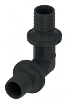 Produktbild: TECEflex Winkelkupplung 90 Gr, o.Druckhü 25 mm, Kunststoff PPSU 