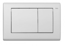 Produktbild: TECEplanus WC-Betätigungsplatte 2-Mengen-Spülung, weiß seidenmatt 