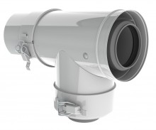 Produktbild: T-Stück mit Abdichtdeckel PPS DN 60/100