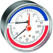 Produktbild: Thermo-Manometer TMAX 0- 4 bar  1/2" axial