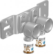 Produktbild: Uponor HK-Montageplatte S-Press PLUS radi 16-Rp1/2"FT c/c50mm