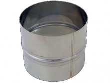 Produktbild: BERTRAMS Verbinder Rauch-/Abgasrohr-Adapter Edelstahl DN 110, eng/eng