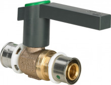Produktbild: Viega EASYTOP Kugelhahn 2170 DN20, 25mm SANFIX P-Anschluss, PN16, RG