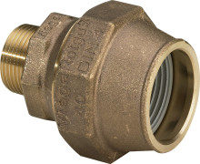 Produktbild: Viega MAXIPLEX &Uuml;bergangsst&uuml;ck 9011 25 mm x 3/4" AG, Verschraubung, Rotguss