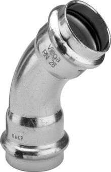 Produktbild: Viega PRESTABO Bogen, 45&deg;, C-Stahl  1126  54 mm  