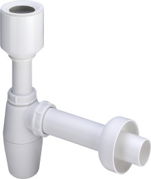 Produktbild: Viega Urinal-Flaschensiphon mit Lippendichtung für Stutzen, Ø 50 mm