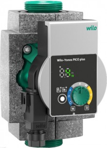 Produktbild: Wilo Nassläufer-SHE-Pumpe Yonos PICO pl 25/1-4 G 1 1/2" 180mm PN 10 bar 230 V
