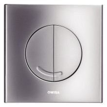 Produktbild: WISA XS Betätigungsplatte Argos df (Veri 2-Mengen-Sp., 160x160 mm, mattchrom