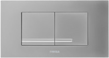 Produktbild: WISA XT Betätigungsplatte Kantos df (Gai 2-Mengen-Sp.,208x111 mm, mattchrom