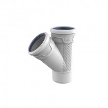 Produktbild: Wavin Schallschutz Abzweig AS+ DN 50 x 50, 45 Grad,3079996