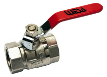 Produktbild: Wesa Kugelhahn voller Durchgang mit Handhebel, PN 16, Messing vern, Mod. 600 1/2"