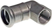 Produktbild: XPress Edelstahl 304 Übergangswinkel 15 mm x 1/2" IG für Heizung