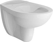 Produktbild:  Perfetto Wand Tiefsp&uuml;l WC sp&uuml;lrandl wei&szlig; 535mm Ausladung HygPLUS