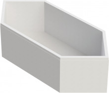 Produktbild: repaBAD ALICANTE Sechseck Badewannentr&auml;ger 180x80 inkl. 2x PU-Schaum